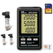 MPS-384SD wall mounted three channel pressure gauge 4~20mA input pressure data logger monitor