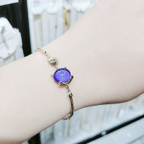 Small fox ins small crowdsourced design minimalist bracelet 2021 new tidal web red bracelet woman temperature sensitive discoloration stone bracelet