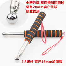 130CM sound drum hammer detection empty drum hammer room inspection tool bold double card slot stainless steel room test artifact