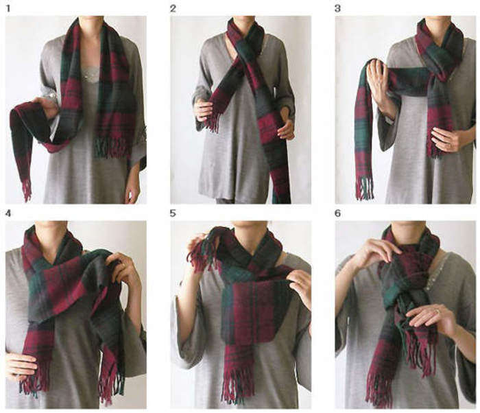 围巾这样系,想不美都不行