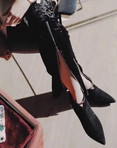 I am Capricorn French elegant Sheepskin ankle boots Boots Autumn and Winter limited edition