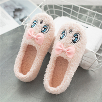 Moon shoes autumn velvet bag with thick bottom pregnant womens shoes cute postpartum non-slip soft bottom autumn and winter maternity shoes