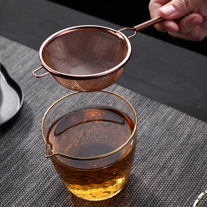 Morning high creative stainless steel) device filter filter Japanese manual tea good kung fu tea accessories