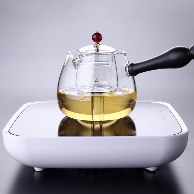 Morning high glass teapot thickening heat - resisting teapot boiled tea steamer cook the teapot tea TaoLu household electricity