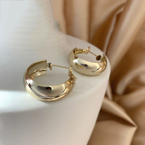 Advanced sense earrings recommended Korean Net Red fashion circle temperament 2021 New Tide earrings earrings earrings female