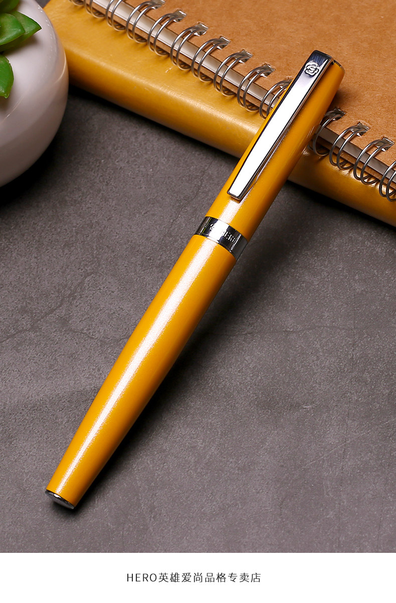 官方hero英雄钢笔382弯尖美工练字笔学生用商务硬笔书法书写办公书法