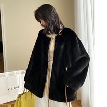 2021 Winter new double-faced imported velvet mink fur coat female fur coat