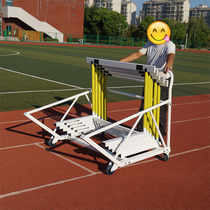 Competition hurdle cart hurdle carrier sports equipment truck removable removal trolley