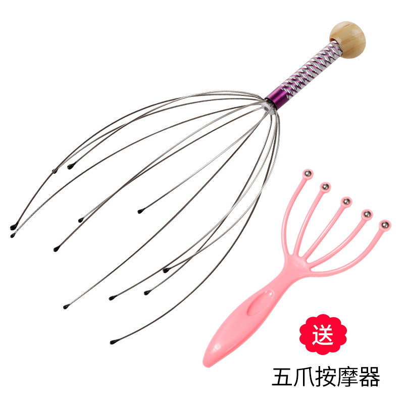 head massager scratching head octopus head massager scratching scalp claw non-soul extraction extractor artifact