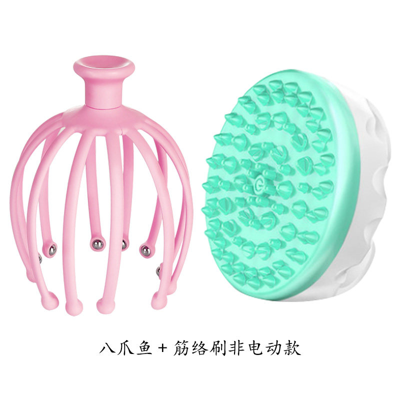 head massager scratching head octopus head massager scratching scalp claw non-soul extraction extractor artifact