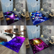 Net Red Flag Starry Sky Pattern Carpet 3d Personality Creative Living Room Home Children Room Bed Side Blanket Bedroom Anti Slip Mat