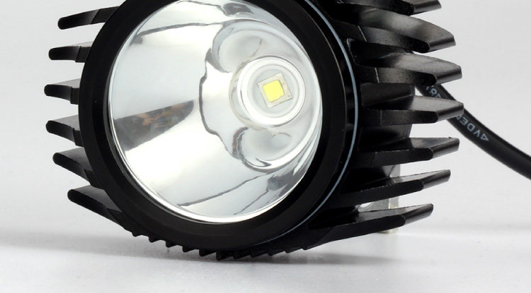 灯昕电动车灯 摩托车射灯电瓶车led灯外置超亮12v48v强光防水改装