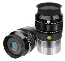 Explore Scientific ES 82 degree ultra wide angle 18mm eyepiece filled with argon waterproof and mildew proof 2 inches