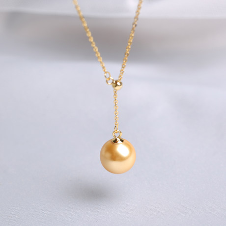 Pearl Pendant Female 925 Sterling Silver Y-chain Clavicle Chain Korean Simple Necklace Wild Single Fashion Shell Bead Pendant Pearl Pendant Female 925 Sterling Silver Y-chain Clavicle Chain Korean Simple Necklace Wild Single Fashion Shell Bead Pendant