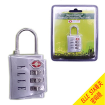 TSA customs lock code lock pull lever case padlock French ELLE password lock