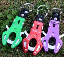 Outdoor Travel Mountaineering aluminium alloy webbing Climbing Buckle Tiger Buckle Fast Hanging Keyring Mid number Tiger Buckle