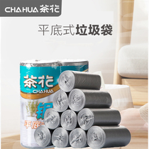 Tea Flower Flat-bottomed Type Garbage Bag Home Small Number Dorm Room With Student Disposable Plastic Bag Point Breaking Office