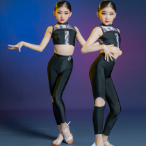 Vaticali Latin Dance Girls Training Pants for New High Waist Dance Pants Costume Practice Two Packages