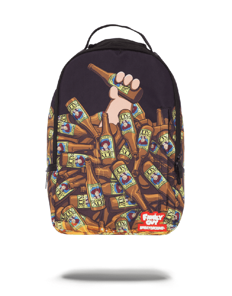 美国代购 sprayground family guy beer jammed 双肩包_7折现价550元