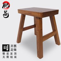Solid wood children small bench for home baby chair adult wooden bench dance stool for shoes stool cushion foot short stool