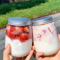 Yangzhi Manna bottle Milk tea cup Portable take-away plastic drink packaging Thai artifact cup filled with Ximi dew