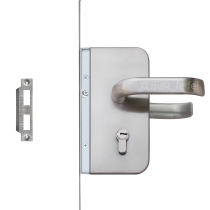High partition office glass partition door lock Movable handle lock Glass door lock with handle Glass lock opening lock