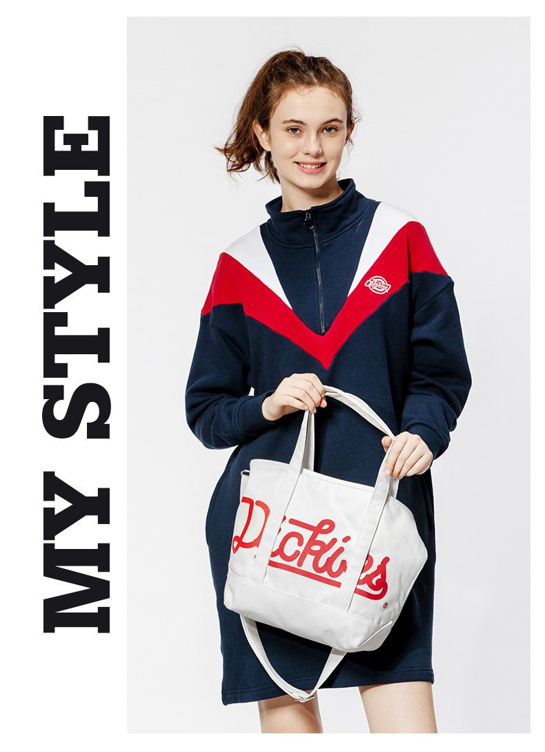 dickies新款2020女包ins时尚单肩包包女帆布斜跨包手提托特包b016