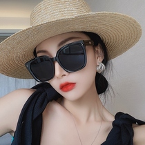 Korean version of jennie with box Net red polarized cool sunglasses female big face round face thin sunscreen sun glasses male tide