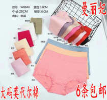 6 manly courtesans Modale cotton Leica collection of glutes and hip lady Big code Xiaoping Angled Triangle Briefs 8846
