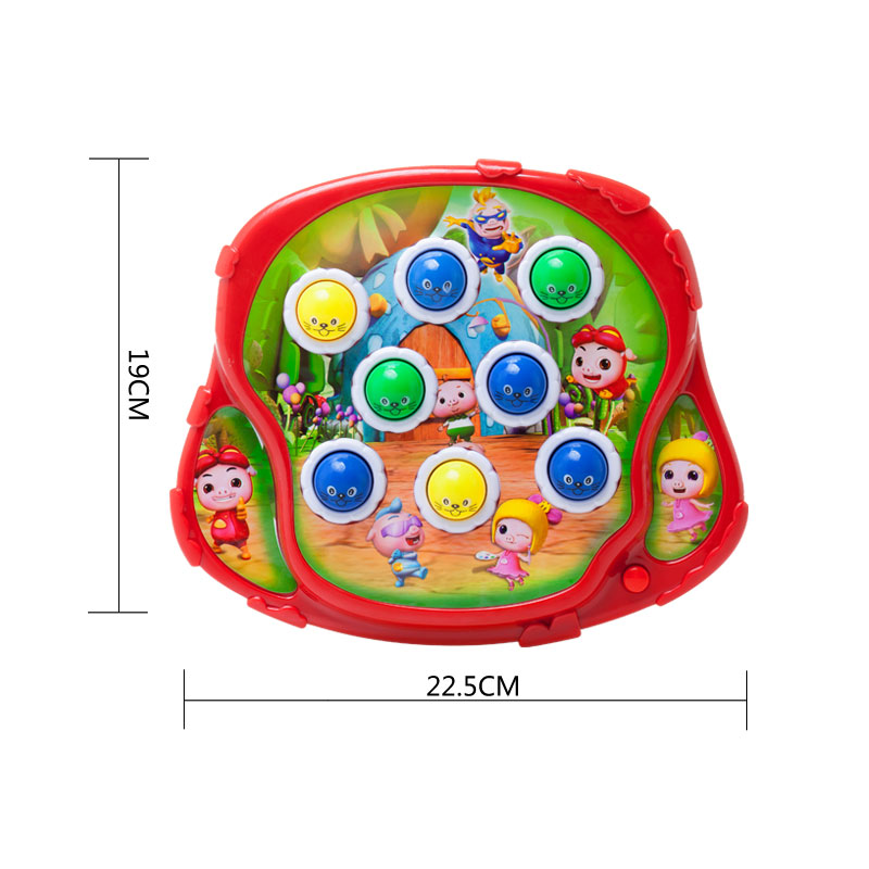 猪猪侠婴幼儿童电动音乐打地鼠玩具宝宝大号敲击游戏机益智玩具产品展示图3