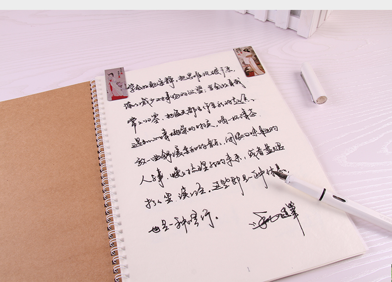 卜平凡手写体钢笔字帖 成人速成练字帖男生行书字贴 连笔字签名字体