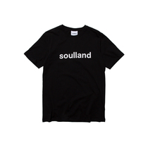 SOULLAND Basic LOGO Pure Color Short Sleeve T-shirt