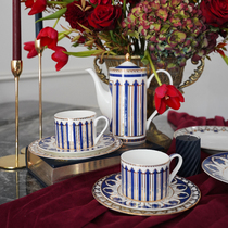 (TaDah suddenly) bone china afternoon tea set teapot tea cup coffee cup gold European style Mid-Autumn Festival gift