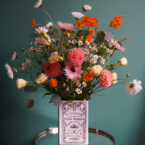 (Tadahara) Original design Book-type Art Deco Style Flower Vase Tanabata Birthday Gift