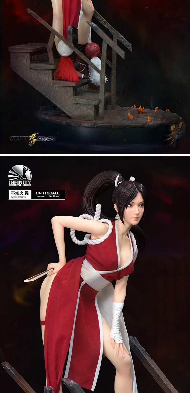 开天社 拳皇 kof 不知火舞 1/4 snk正版授权雕像【预售】_7折现价500