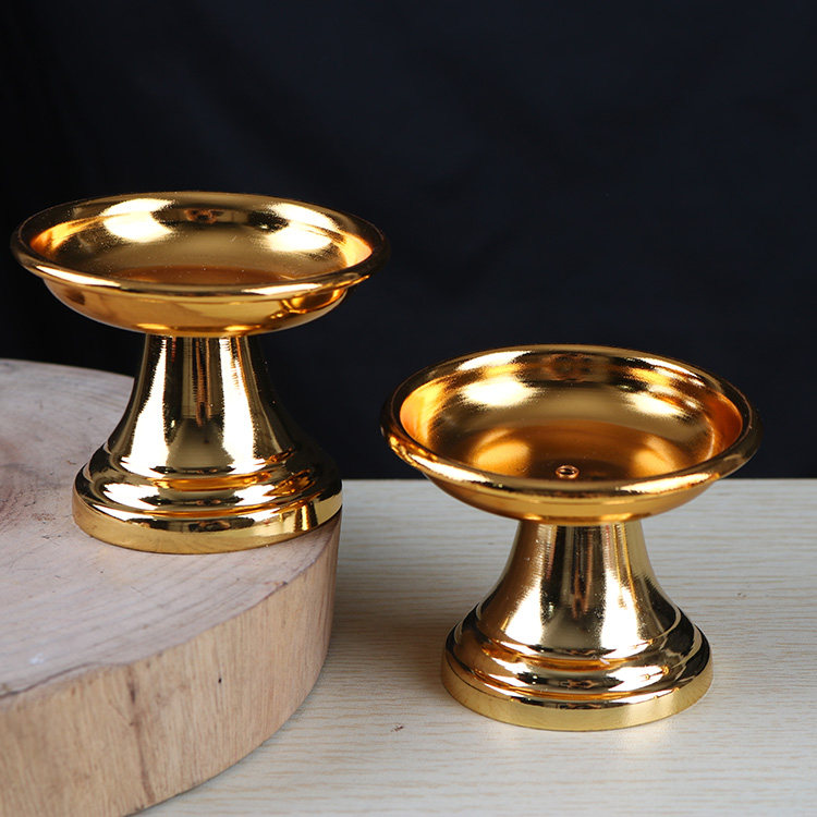 烛台合计带针两用家用供奉摆件蜡烛室内简约现代蜡台座子灯架