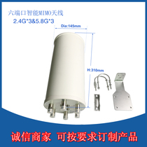 2 4g 5 8g Six-port Omnidirectional MIM0 antenna(8DBI)