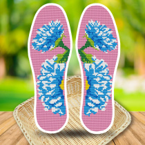 Cotton semi-manual of cross stitch insoles own embroidery precision yin hua dai needle sweat deodorant