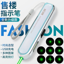 Shanyang laser flashlight USB charging green light long-range pointer Laser infrared sales department laser light sand table pen