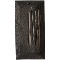 LATE-TIME Japan Writer village Upper Guione wood pan tea tray tea with tea needle