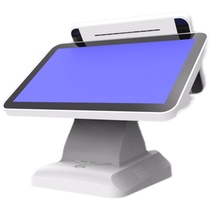 Middle Co Santa Fly 8080A Double Screen Dining Touch Point Dining Machine Touch All-in-one Fast Food Store Cashier