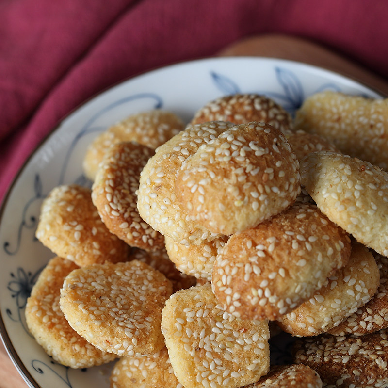 广东潮汕特产小吃 手工奶香酥饼一口酥 传统糕点 点心茶点