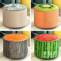 Household dwarf small chair small small small cartoon fruit stool sturdy durable mini door shoe stool MSP4