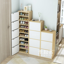 Home Internet Red Chest Locker 40CM Long Province Space Multilayer Doorway Outside Large Capacity Wall Corner Triangle Shoe Cabinet WW15