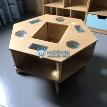 Childrens science exploration room Storage cabinet Specimen experimental instrument display rack Experimental instrument Game area corner observation table