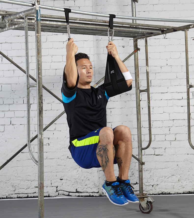 joinfit悬挂腹肌带 单杠悬臂带 健腹器 引体向上收腹吊带家用