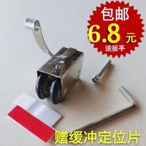 Sliding door double row pulley old sliding door window pulley wardrobe door side by side Cam 27mm wide double wheel