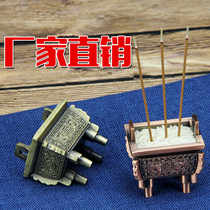 Sheng Shiding incense burner home sandalwood stove incense burner for Buddha ornaments Buddha ornaments Buddha equipment dedicated to pure copper wire incense burner incense