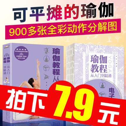 【赠送电子视频】正版瑜伽 从入门到精通新手
