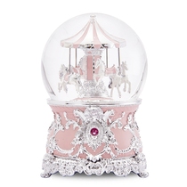 JARLL Crystal Ball Music Box Music Box Sky City Carousel Girl Girls Day VALENTINEs DAY Gift